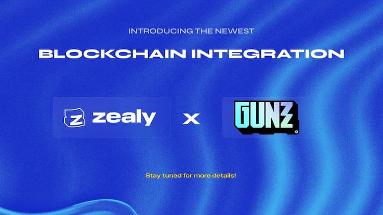 GUNZ integrates with Zealy to enable gamification, quests, and on-chain verification for its developer and user ecosystem.