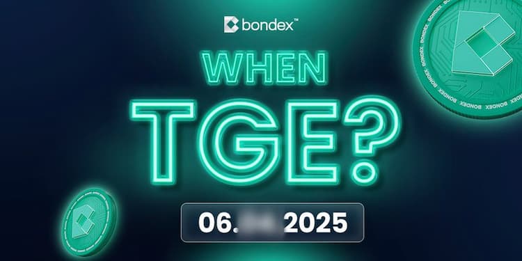 Bondex teases its TGE for June 2025, with the exact date to be revealed through community engagement.