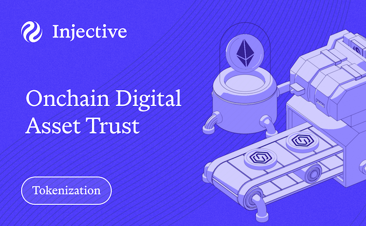 Injective introduces SBET, the first fully on-chain Ethereum-backed treasury that combines institutional strategies with DeFi-native mechanics.