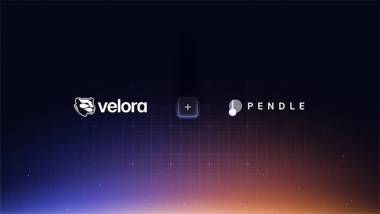 Velora partners with Pendle to become an official quote provider, enabling Velora users to access smoother swaps and better trading rates on Pendle.