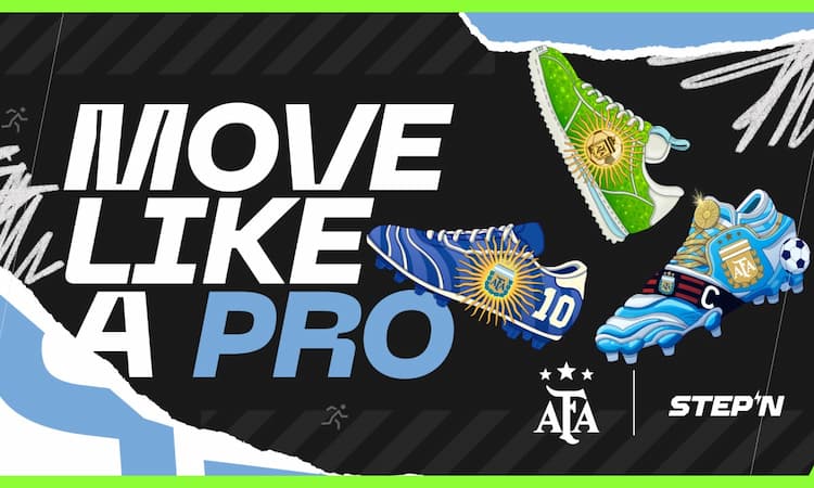Stepn and the Argentina Football Association announce a partnership and launch their latest NFT drop.