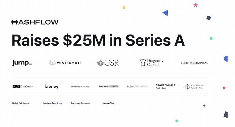 Hashflow closes $25M Series A round led by Jump Capital, Wintermute, and GSR, bringing its valuation to $400 million.