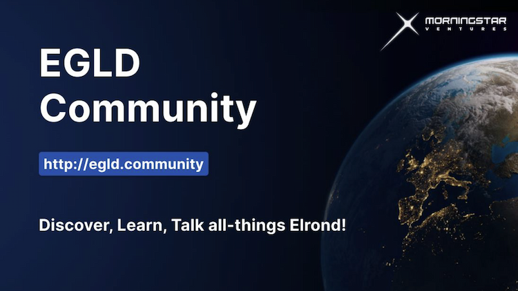 The EGLD Community platform goes live.